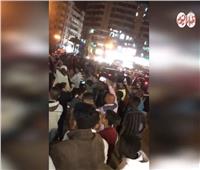 فيديو| احتفالات حاشدة بميدان الأوبرا عقب إعلان نتيجة الاستفتاء على التعديلات الدستورية