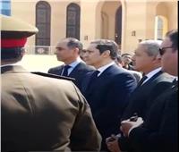 جنازة مبارك| أول ظهور لعلاء وجمال في مسجد المشير
