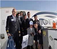 مصر للطيران تنظم رحلة ترفيهية لأطفال مبادرة قادرون باختلاف إلى الأقصر 