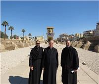 السفير البابوي بمصر يزور كاتدرائية أم المعونة الإلهية وبعض معالم الأقصر    