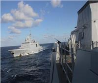 القوات البحرية المصرية والفرنسية تنفذان تدريباً بحرياً عابراً فى البحر المتوسط 