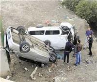 ارتفاع أعداد ضحايا حادث انقلاب سيارة ملاكي في بني سويف إلى 5 وفيات 