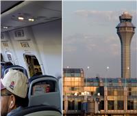 القبض على رجل في مطار شيكاغو بعد فتحه باب الطائرة للسير على الجناح