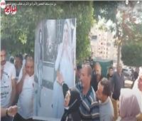 مطالبات من أمام محكمة المنصورة بإعدام المتهم بقتل نيرة أشرف | فيديو     