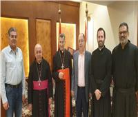 البطريرك الماروني يزور كنيسة مار مارون بمصر الجديدة     