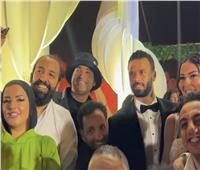 علي ربيع وأوس أوس في حفل زفاف ميرنا نور الدين 