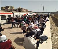 تصادم قطار "القاهرة - الإسكندرية" بجرار فردي في المنوفية