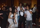 صور| أوكا وأورتيجا ومينا عطا يغنيون بزفاف شقيق الإعلامية سالي عبدالسلام