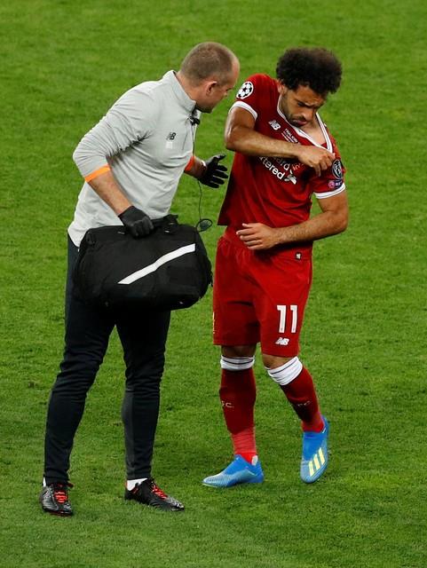 إصابة محمد صلاح	