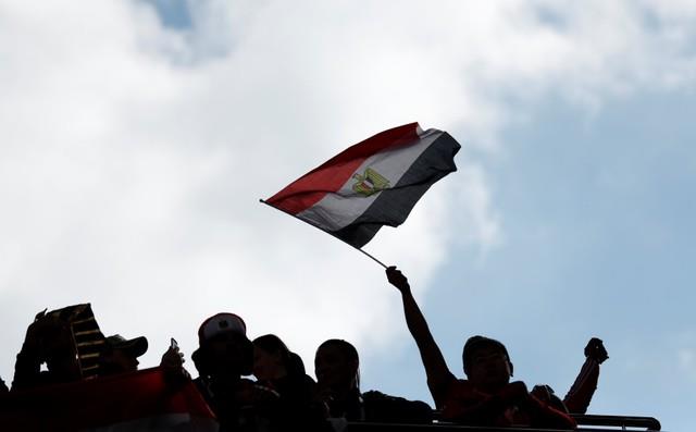 جماهير مصر وأوروجواي تُزين ملعب «إيكاترينبرج أرينا»
