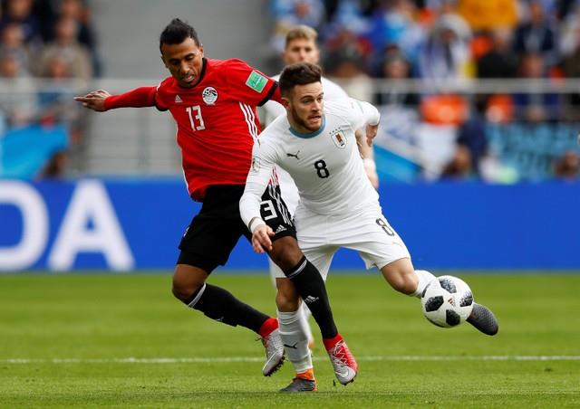 مصر تخسر أمام أوروجواي بهدف في كأس العالم