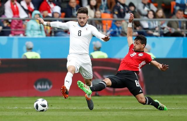 مصر تخسر أمام أوروجواي بهدف في كأس العالم