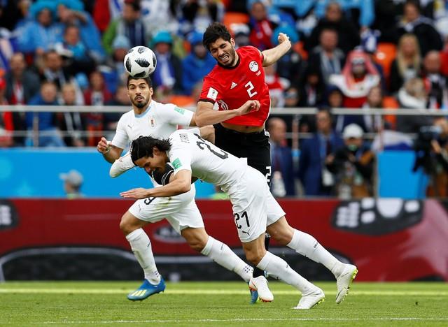 مصر تخسر أمام أوروجواي بهدف في كأس العالم