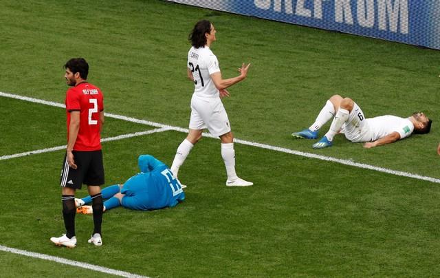 مصر تخسر أمام أوروجواي بهدف في كأس العالم