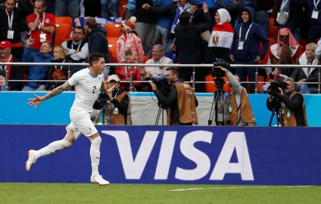 مصر تخسر أمام أوروجواي بهدف في كأس العالم