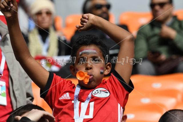 عدسة «بوابة أخبار اليوم» ترصد أجواء مباراة مصر وأوروجواي بروسيا - - تصوير : إيهاب عيد