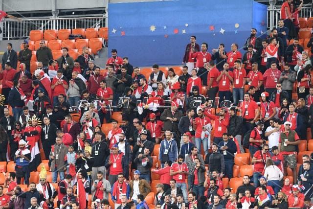 عدسة «بوابة أخبار اليوم» ترصد أجواء مباراة مصر وأوروجواي بروسيا - - تصوير : إيهاب عيد