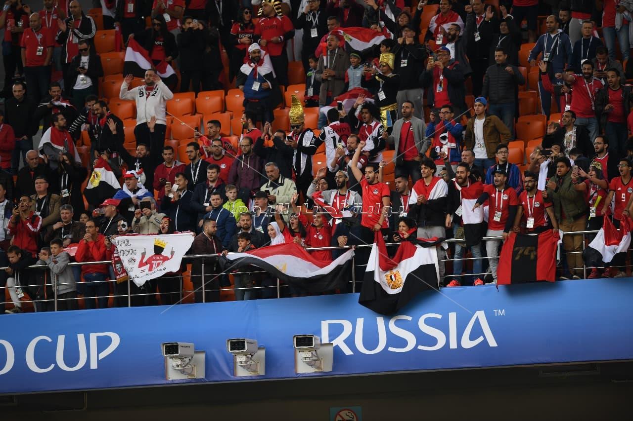 عدسة «بوابة أخبار اليوم» ترصد أجواء مباراة مصر وأوروجواي بروسيا - - تصوير : إيهاب عيد