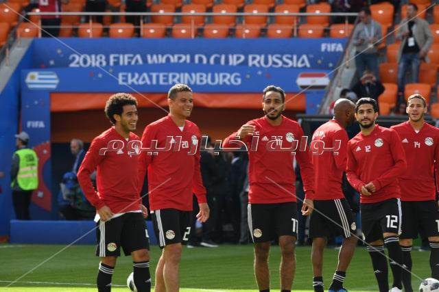 عدسة «بوابة أخبار اليوم» ترصد أجواء مباراة مصر وأوروجواي بروسيا - - تصوير : إيهاب عيد