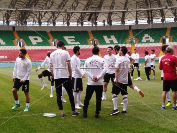 أول مران للمنتخب بعد مباراة أوروجواي