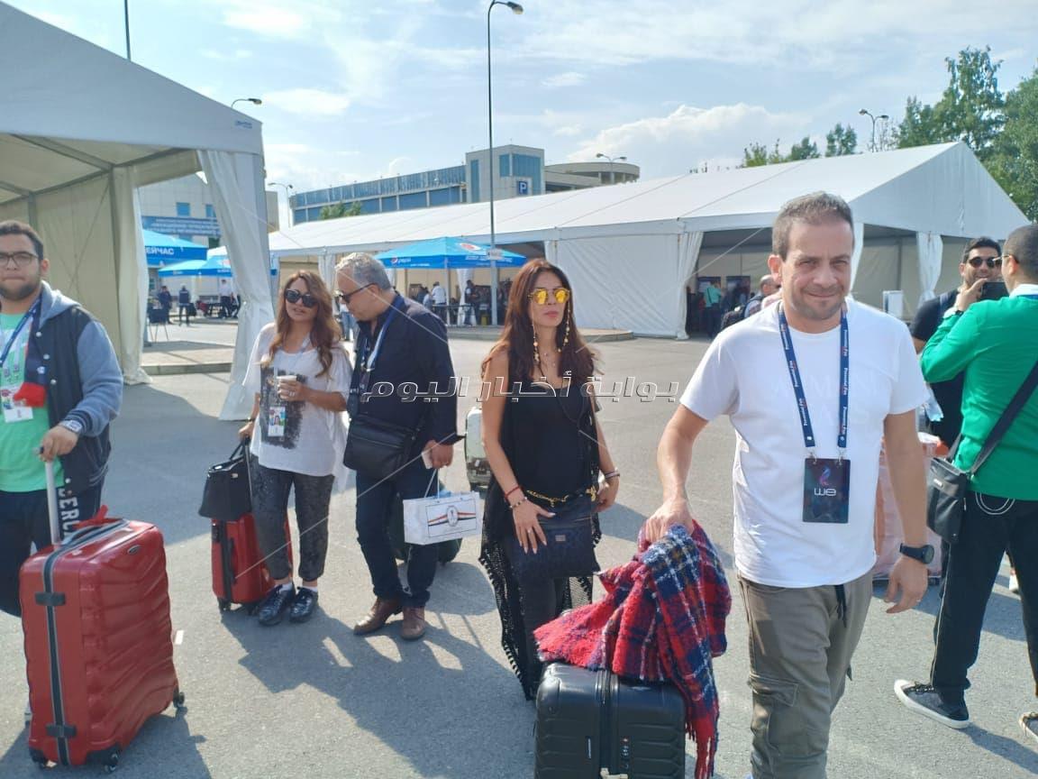 فنانون يصلون روسيا لمؤازرة المنتخب في المونديال