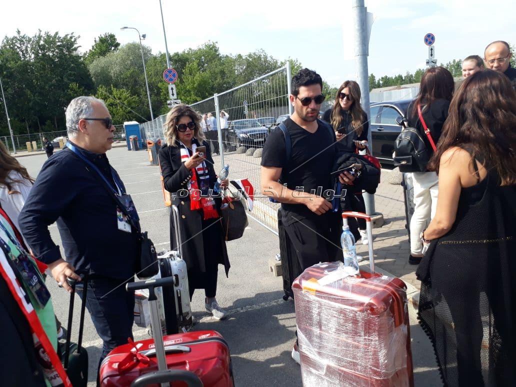 فنانون يصلون روسيا لمؤازرة المنتخب في المونديال