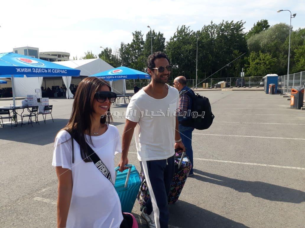 فنانون يصلون روسيا لمؤازرة المنتخب في المونديال