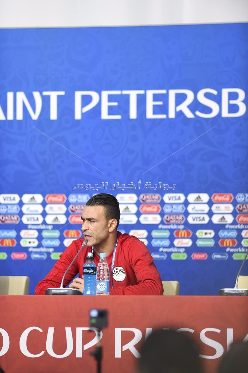  المنتخب الوطني يختتم تدريباته استعدادا لروسيا - تصوير : إيهاب عيد