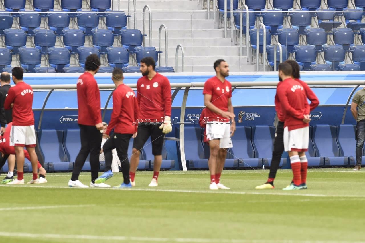  المنتخب الوطني يختتم تدريباته استعدادا لروسيا - تصوير : إيهاب عيد