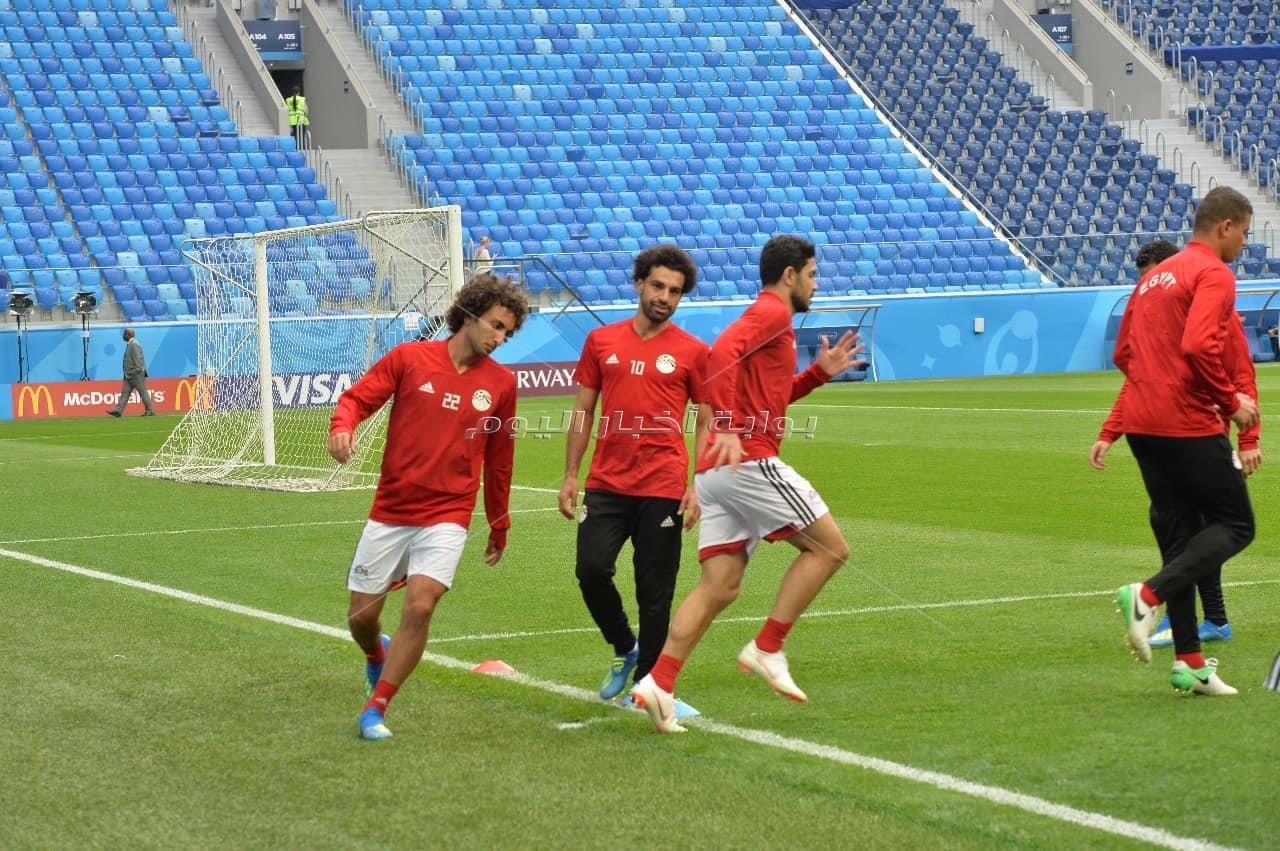  المنتخب الوطني يختتم تدريباته استعدادا لروسيا - تصوير : إيهاب عيد