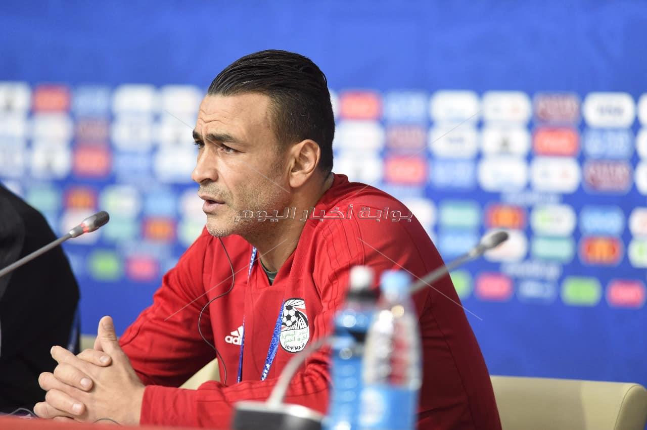  المنتخب الوطني يختتم تدريباته استعدادا لروسيا - تصوير : إيهاب عيد