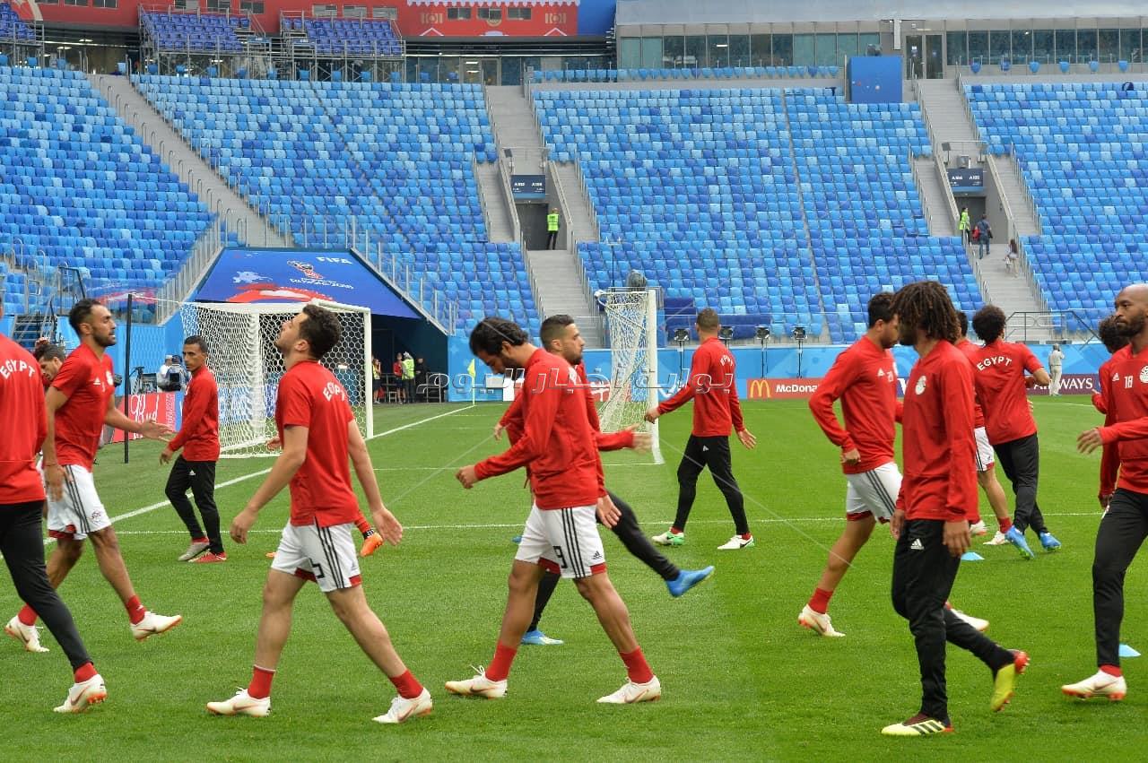  المنتخب الوطني يختتم تدريباته استعدادا لروسيا - تصوير : إيهاب عيد