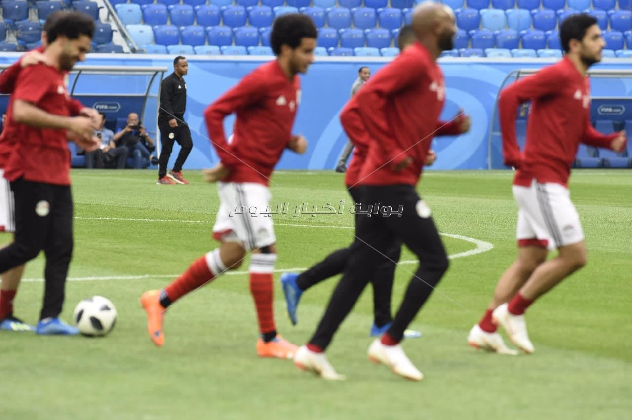  المنتخب الوطني يختتم تدريباته استعدادا لروسيا - تصوير : إيهاب عيد