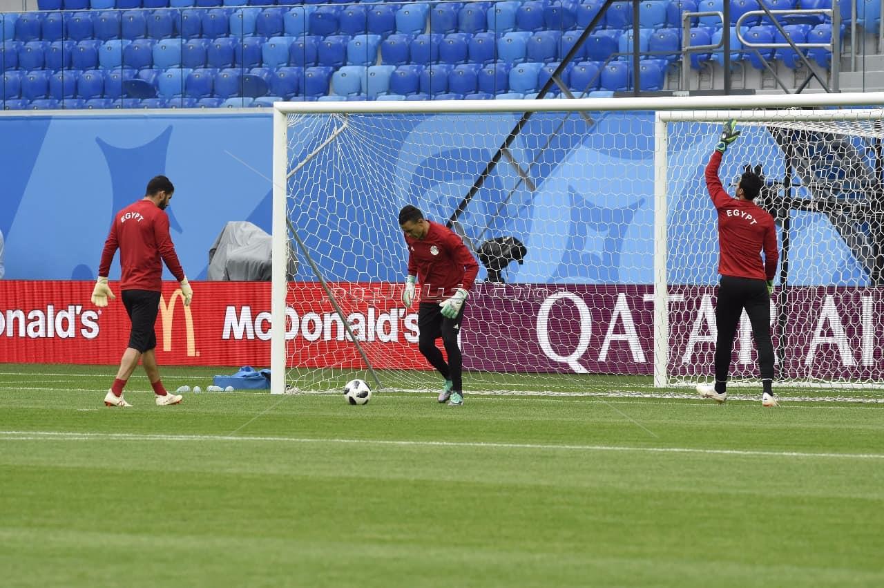  المنتخب الوطني يختتم تدريباته استعدادا لروسيا - تصوير : إيهاب عيد