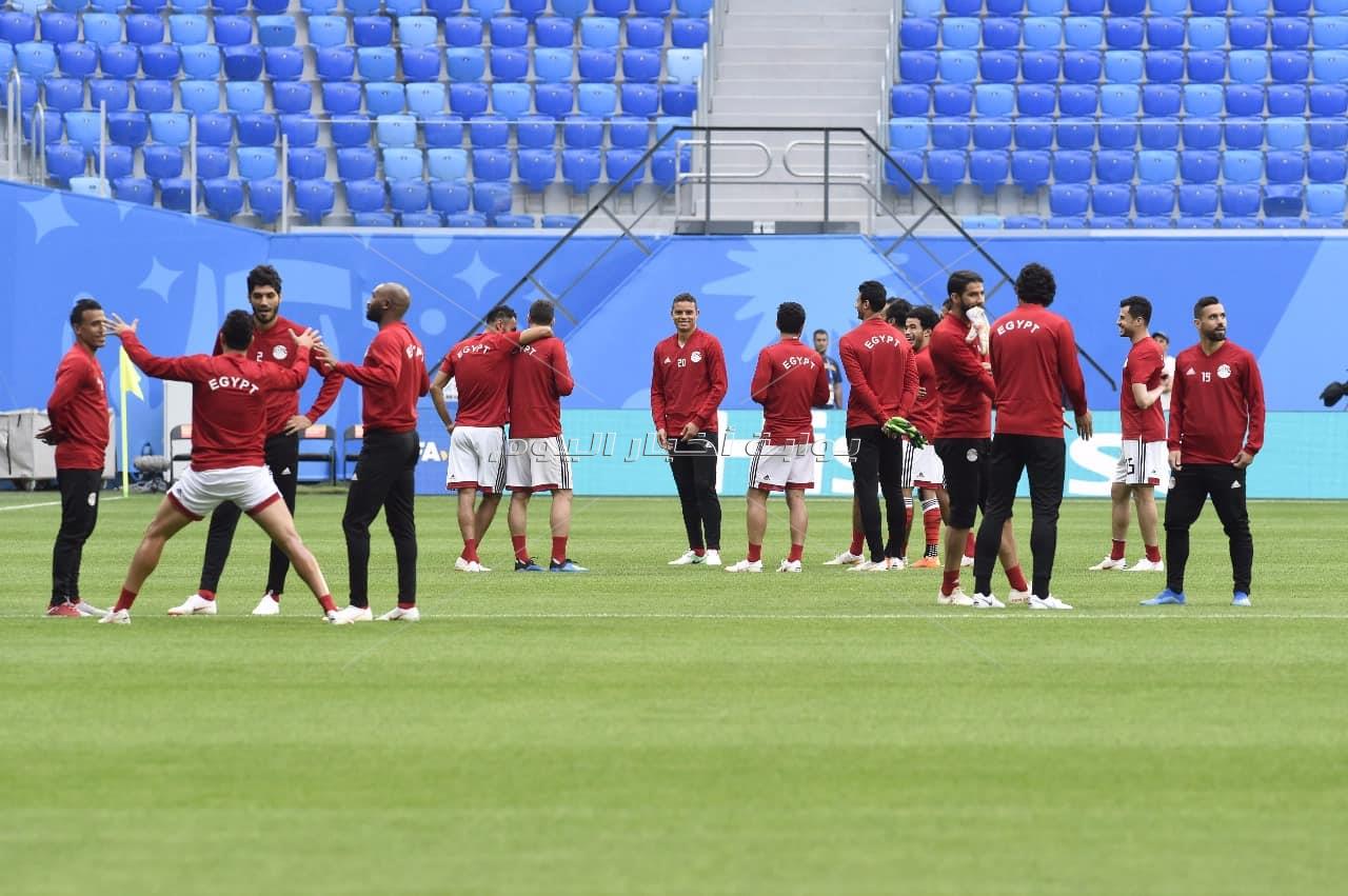  المنتخب الوطني يختتم تدريباته استعدادا لروسيا - تصوير : إيهاب عيد