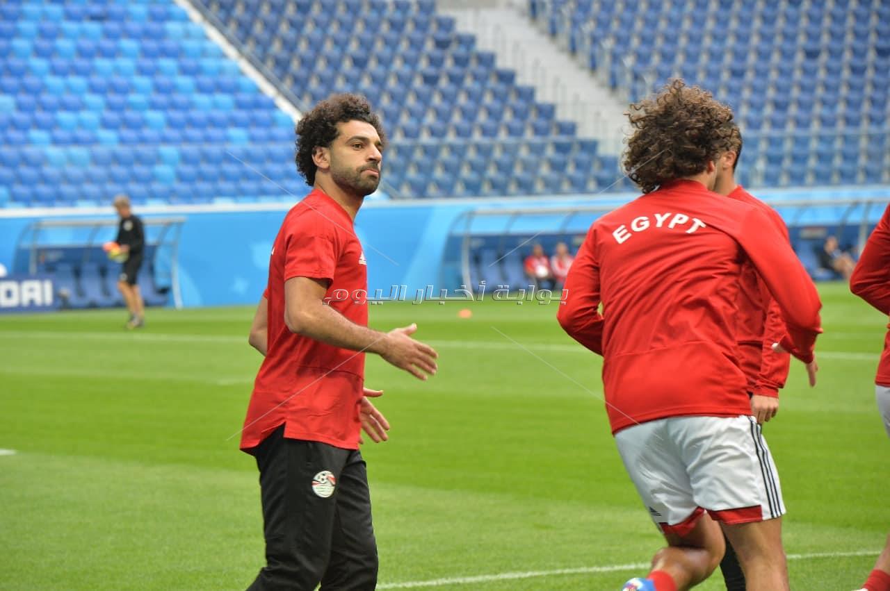  المنتخب الوطني يختتم تدريباته استعدادا لروسيا - تصوير : إيهاب عيد