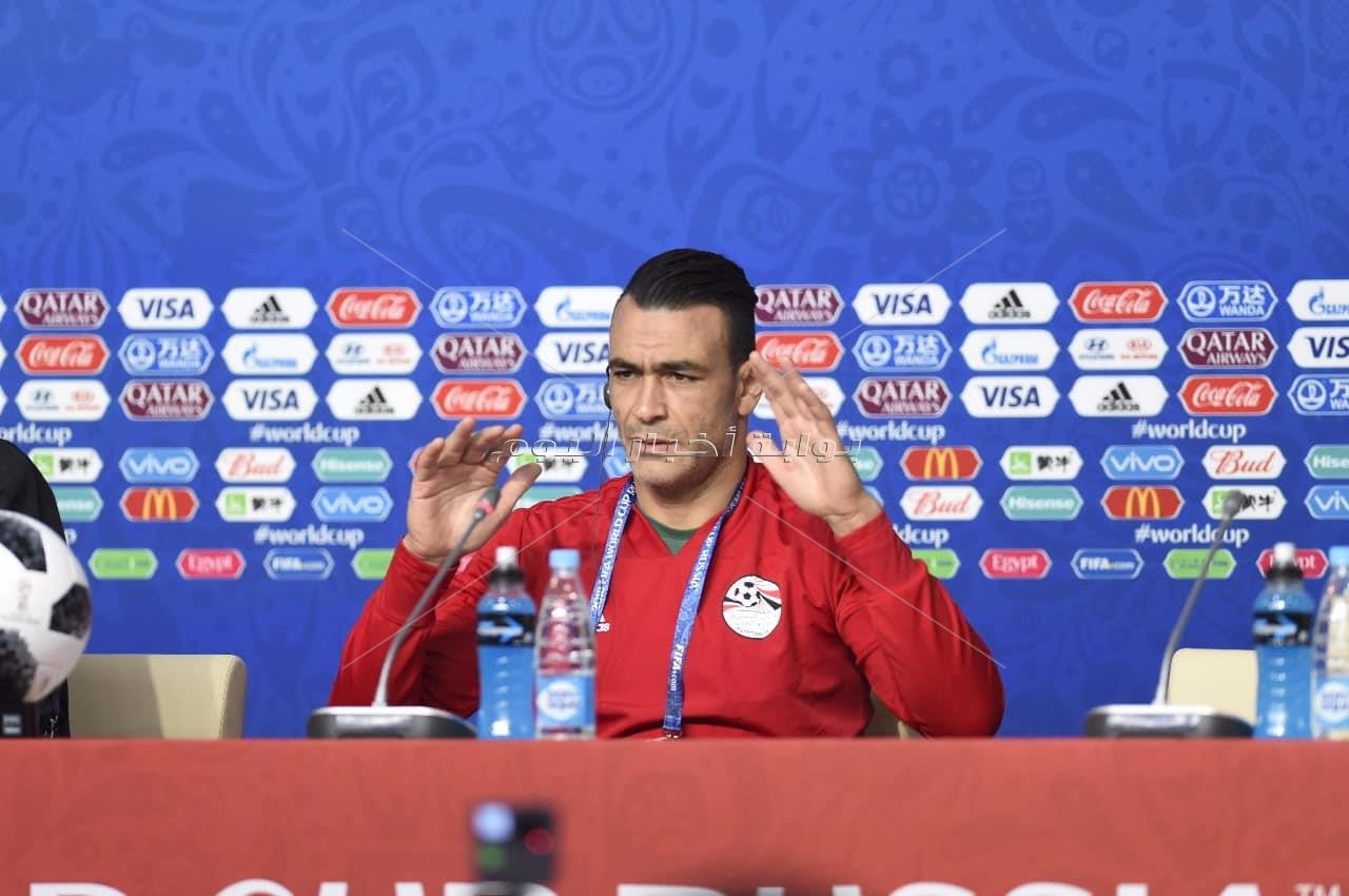  المنتخب الوطني يختتم تدريباته استعدادا لروسيا - تصوير : إيهاب عيد