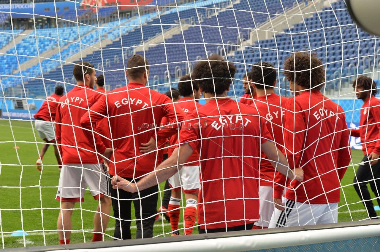  المنتخب الوطني يختتم تدريباته استعدادا لروسيا - تصوير : إيهاب عيد