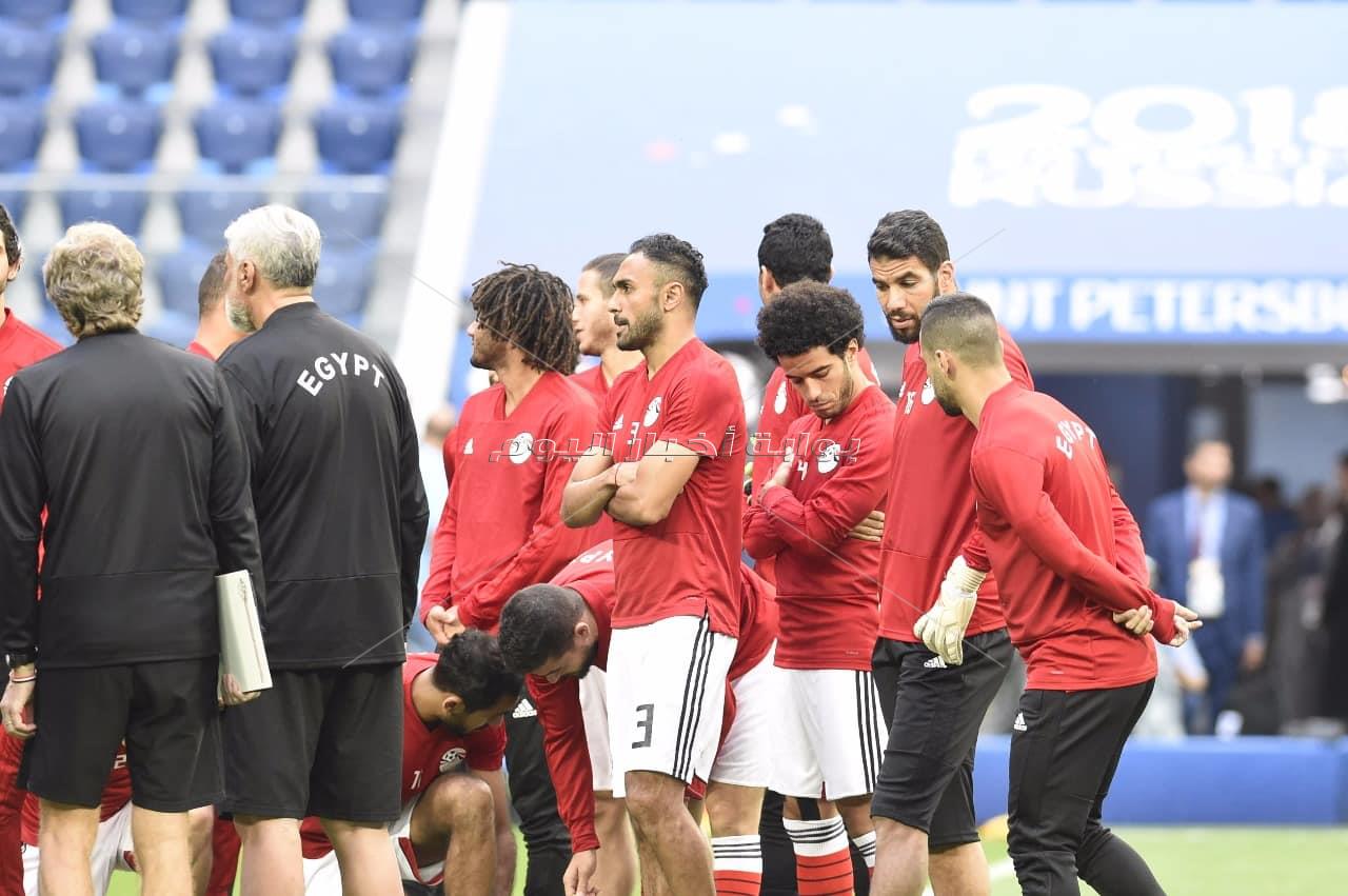  المنتخب الوطني يختتم تدريباته استعدادا لروسيا - تصوير : إيهاب عيد