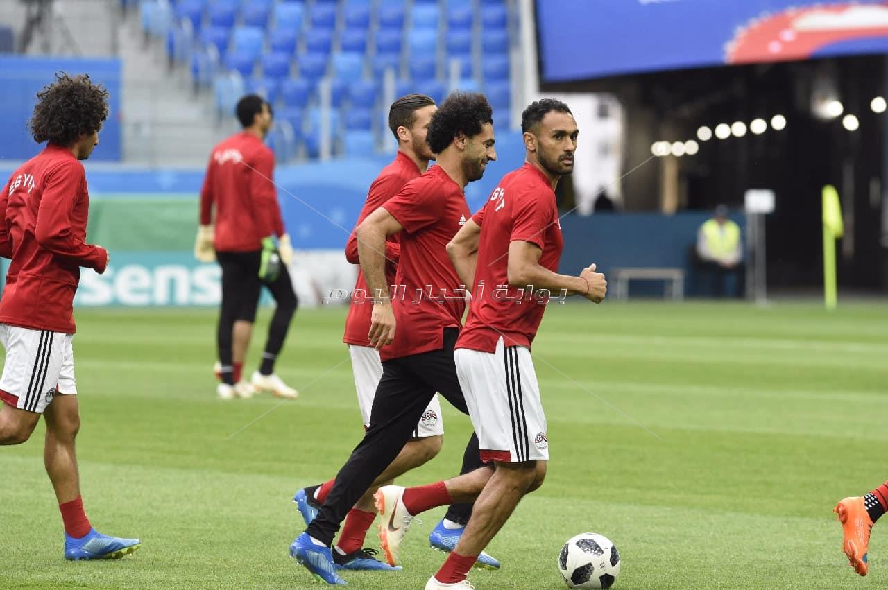  المنتخب الوطني يختتم تدريباته استعدادا لروسيا - تصوير : إيهاب عيد