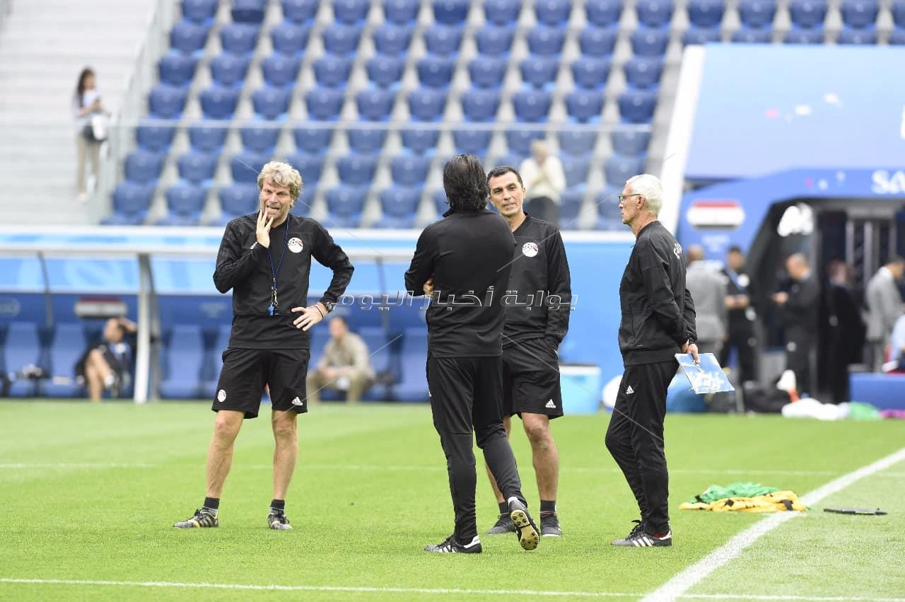  المنتخب الوطني يختتم تدريباته استعدادا لروسيا - تصوير : إيهاب عيد