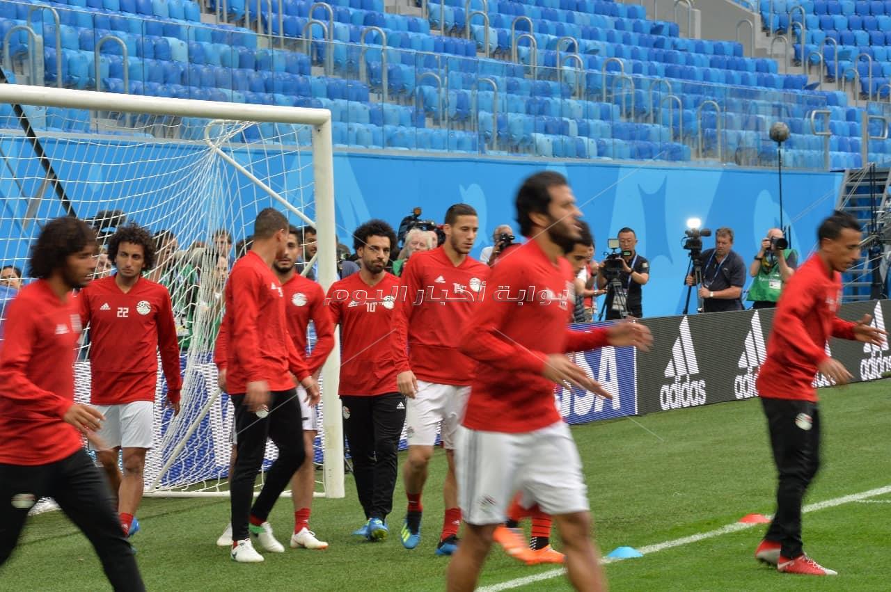  المنتخب الوطني يختتم تدريباته استعدادا لروسيا - تصوير : إيهاب عيد