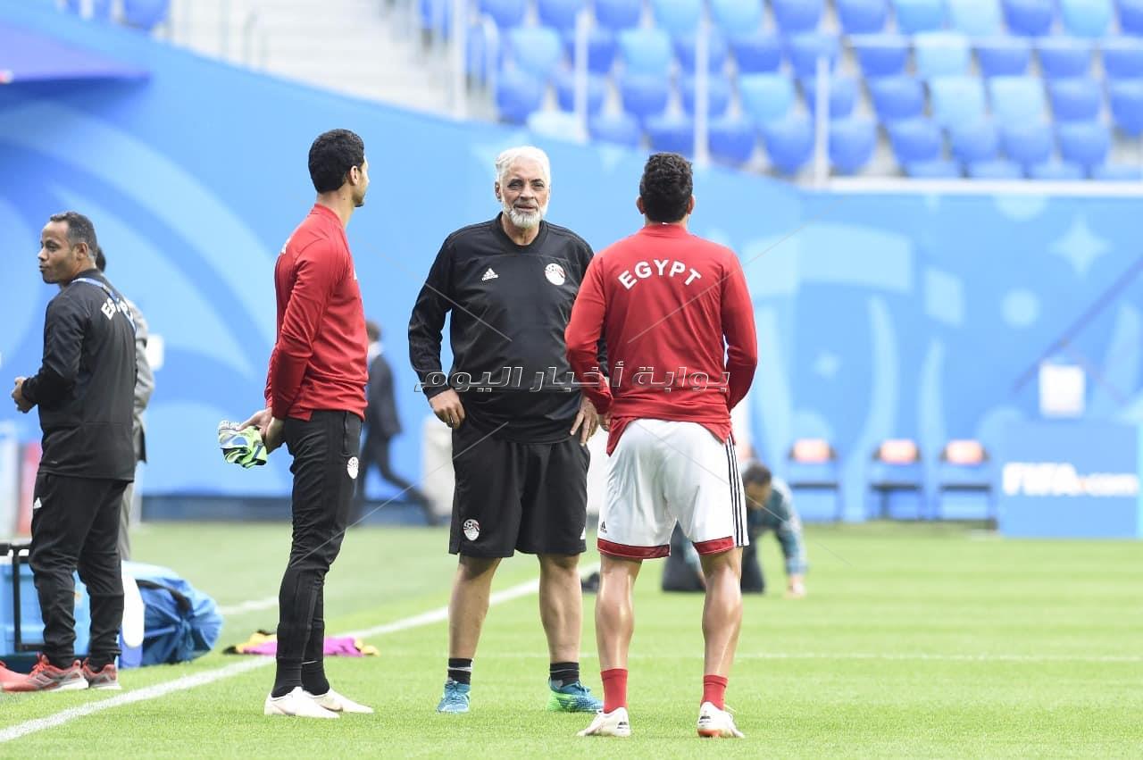  المنتخب الوطني يختتم تدريباته استعدادا لروسيا - تصوير : إيهاب عيد