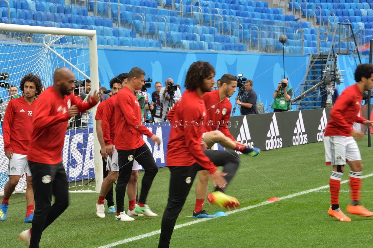 المنتخب الوطني يختتم تدريباته استعدادا لروسيا - تصوير : إيهاب عيد