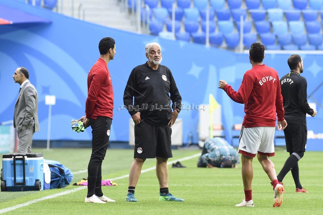  المنتخب الوطني يختتم تدريباته استعدادا لروسيا - تصوير : إيهاب عيد