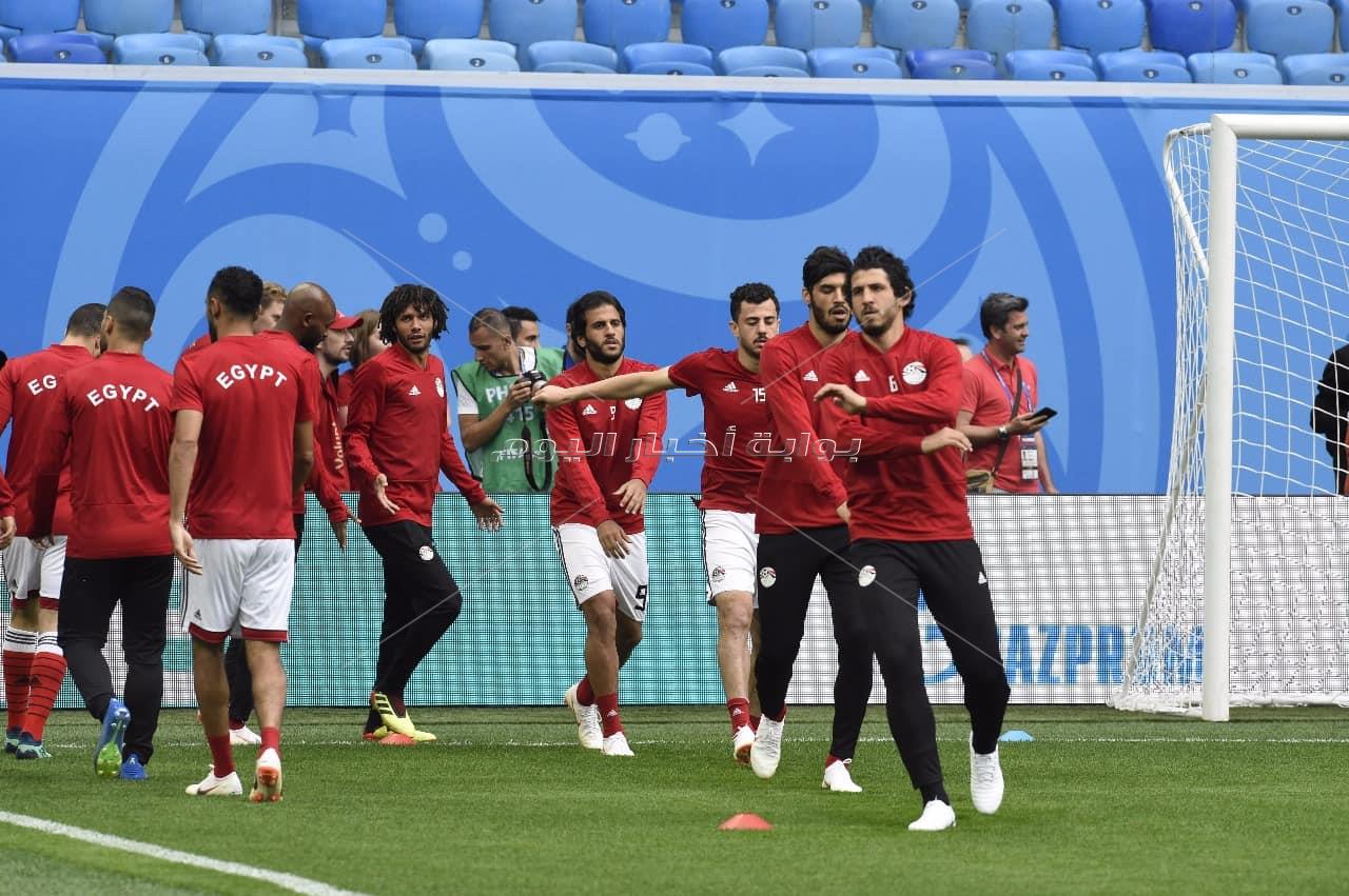  المنتخب الوطني يختتم تدريباته استعدادا لروسيا - تصوير : إيهاب عيد