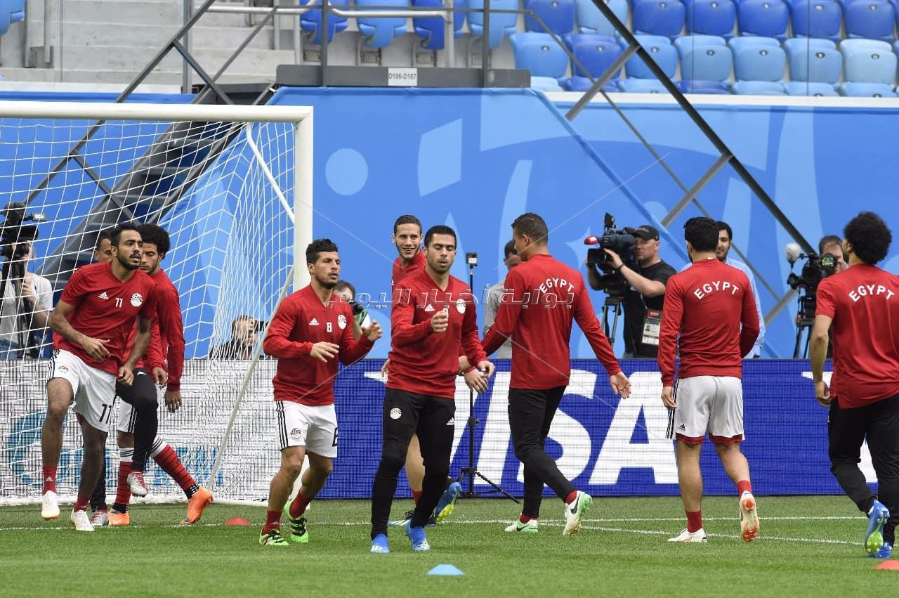  المنتخب الوطني يختتم تدريباته استعدادا لروسيا - تصوير : إيهاب عيد