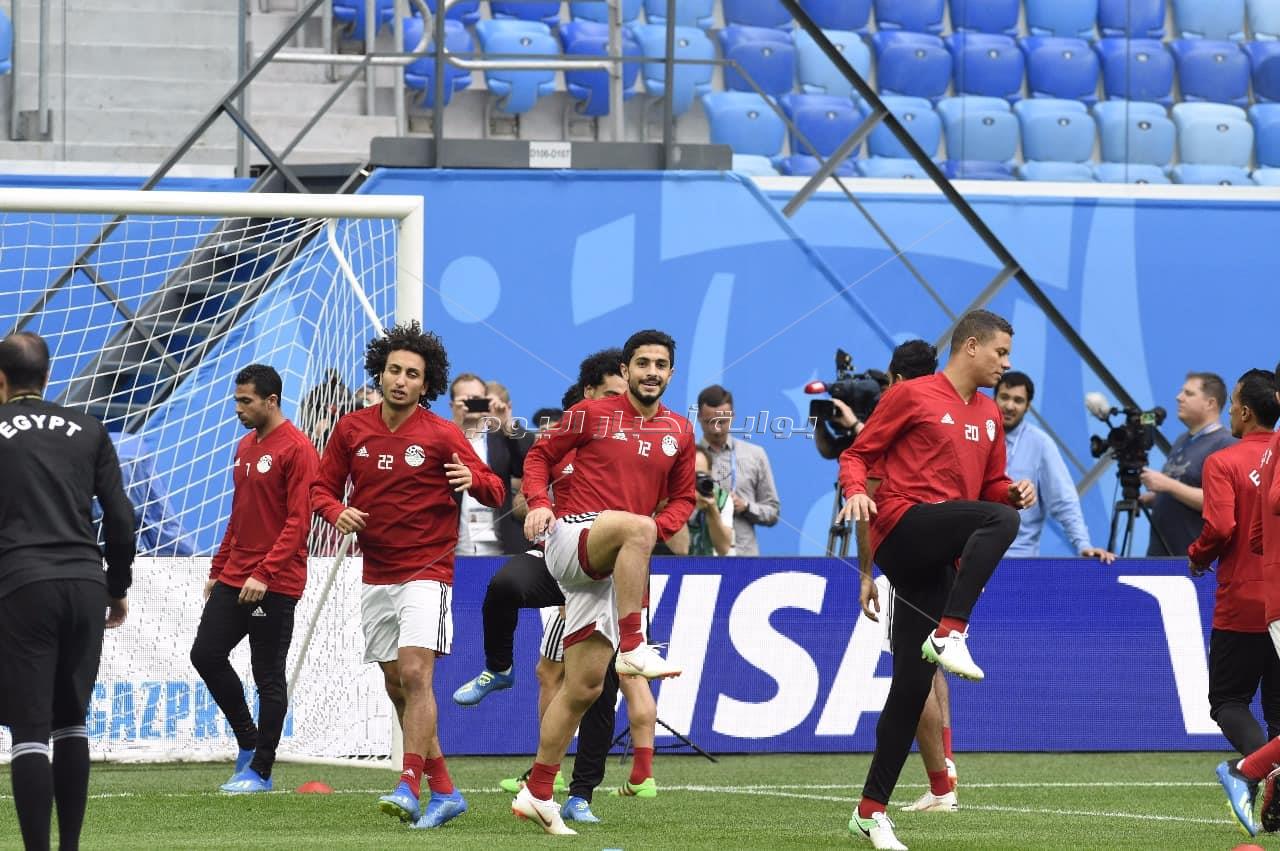  المنتخب الوطني يختتم تدريباته استعدادا لروسيا - تصوير : إيهاب عيد