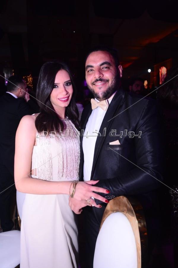 فنانون ورياضيون يحتفلون بزفاف فرح علي.. وتامر حسني يُشعل الحفل
