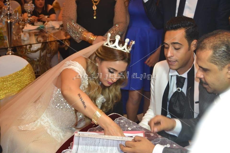 الليثي وطارق الشيخ يحيان زفاف «مصطفى وبسنت»
